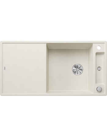 BLANCO 527052 AXIA III XL 6 S InFino silgranit, Nježno bijela, daska drvo, s dalj. upr.