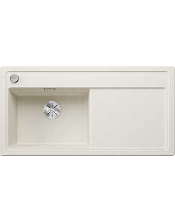 BLANCO 527187 ZENAR XL 6 S InFino silgranit, Nježno bijela, bez pribora, BAZEN LIJEVO, s dalj. upr.